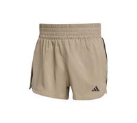 adidas Mujer Pacer Training 3-Stripes Woven High-Rise Shorts, Chalky Brown/Black, XS 5 Inch