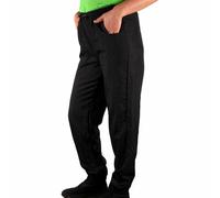 Pantalón elástico unisex para peluquería canina Tikima Galeria, negro azulado