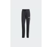 adidas Mujer Essentials 3-Stripes French Terry Cuffed Pants, Black/White, L