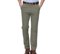 Pantalón Formal para Hombre Color Sólido con Cierre de Botón, Corte Recto, Pantalones de Traje Informal de Negocios, Stretch, Inclinados, Pantalones de Negocios Elegantes, Polivalentes, Chinos