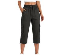 Pantalón Globo Mujer Malla Velada Tiro Pierna Ancha Plisado Patchwork con Short Interior Tejido Ligero Fluido Estilo Cover up Ideal para Playa Resort Vacaciones Verano y Uso Informal (XL)