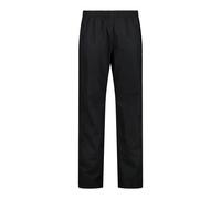 CMP - Pantalón impermeable para hombre con forro y cremalleras laterales largas, Negro, XXL