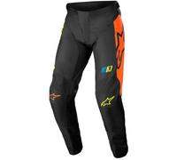 pantalon infantil alpinestars youth racer compass 22 - infantil negro / naranja USA 26