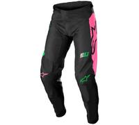 pantalon infantil alpinestars youth racer compass 22 - infantil negro / rosa USA 26
