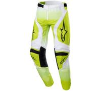pantalon infantil alpinestars youth racer push - amarillo / blanco USA 24