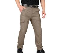 Pantalón Jogger Hombre Deporte Cargo Algodón Elástica Grandes Stretch Cordón Elásticos Largos Bolsillos Trabajo Casuales A La Moda Senderismo Exterior Ligeros Aire Libre Pantalones Pants Joggers