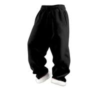 Pantalón Jogging Baggy Garcon Jogging Large Niño Niño Pantalones Deportivos Sudaderas Pantalones Deportivos para Niños Pantalones Niño para Niño, A-le negro, 3-4 Años