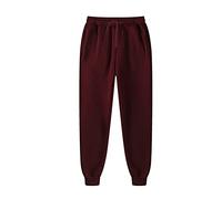 Pantalón Jogging para hombre, deporte, pantalón para hombre, ancho, ligero, cómodo, con cordón y bolsillos, ropa deportiva para hombre, ropa informal, confort y pantalones para hombre, Vin-2, L