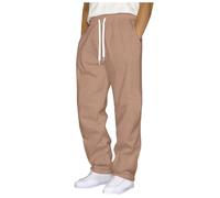 Pantalón Jogging para hombre, holgado, cómodo, bajo, chándal, grande, chic, confort, jogger para hombres, gran tamaño, entrenamiento, trabajo, pantalones deportivos, hombres, Cargo sudaderas, B-caqui