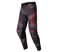 Pantalón motocross Alpinestars Racer Hollow gris camuflaje-naranja fluo 40