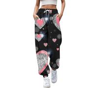 Pantalón Mujer Casual Cintura Alta Holgado Cordón Tobillo Estampado Yoga. No Vestido Pero Incluye Por Error. ( Este Sku Parece Ser Pantalón, No Vestido. Lo Omito Para Seguir La Consigna De Vestidos.)