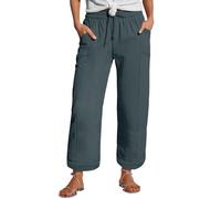 Pantalón Palazzo Mujer Verano Negro Pierna Recta Pantalones Mono Mujer Color Sólido Sencillos Suave al Tacto Cómodo Pantalón Elegante con Smock para Vacaciones Playa, azul claro, S