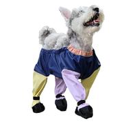 Pantalón para Perro Antipolvo, pantalón Ajustable para Perro, protección Perchas cómodas, Salidas de Nieve, Lluvia, Senderismo, Viajes, Invierno, casa