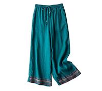 Pantalon Pirata Mujer: Pantalones De Seda Deporte Suelto Yoga Pantalón Blanco Baggy Blanco Pantalon Chino Fresco Hippie Pantalon Comodos Abiertos Laterales Pantalón Ancho Pantalon Ancho Trabajo Playa