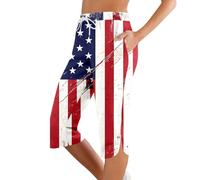 Pantalon Pirata Mujer Verano Pantalones Elegantes Casuales Femeninos para Uso Diario con versatilidad y Comodidad en Toda ocasión (White, S)