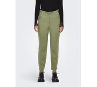 Pantalón pitillo de talle alto Mujer Talla M / L32. Color Verde