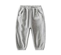 Pantalón Portero Niño - Pantalones Deportivos con Forro Polar para Niños Cálidos E Informales para Invierno Suaves Y Cómodos De Color Liso para Niños Pequeños Y Grandes