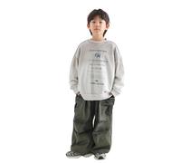 Pantalon Portero Niño - Pantalones Holgados De Cintura Alta para Niños Y Niñas Versátiles para Deportes De Pierna Ancha Informales De Trabajo Largos para Primavera Verano Y Otoño