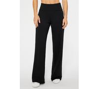 Pantalón recto de cintura plegable PureLuxe Fabletics Negro Womens M / Largo | 29