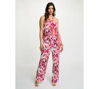 Pantalón recto fluido multicolor mujer 40