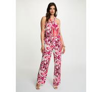 Pantalón recto fluido multicolor mujer 42