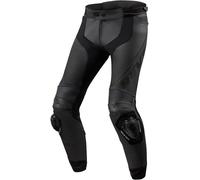 Revit Apex Pantalones de cuero para motocicletas, negro, Talla 54/34