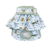 Pantalón sanitario para mascotas, cierre de pantalón sanitario ajustable, suave al tacto, no se encoge, cintura elástica, patrón de flores, pañales fisiológicos para cachorros