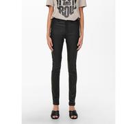 Pantalón skinny encerado, talle alto Mujer Talla XS / L30. Color Negro