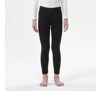 Pantalón térmico interior de esquí y nieve Niños 4-14 años Wedze Ski100 negro 14 AÑOS