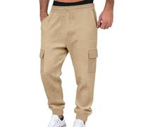 PantalóN Trabajo Hombre, Pantalones Cargo con MúLtiples Bolsillos, Ropa De Trabajo Duradera, Pantalones Utilitarios para Senderismo Al Aire Libre para Uso Diario Informal.