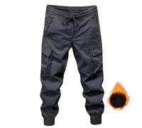 PantalóN Trabajo Hombre, Pantalones Deportivos para Correr A La Moda para Hombre, Pantalones Cargo Informales con Forro Polar, Pantalones De Senderismo Al Libre