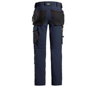 Pantalón trabajo unisex snickers allroundwork - azul marino - talla 50 extra corta