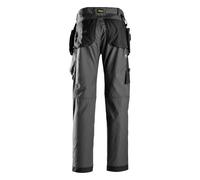 Pantalón trabajo unisex snickers flexiwork gris - talla 58 larga