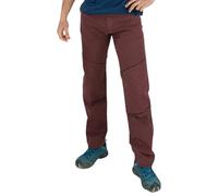 Pantalón Trekking de Escalada Elástico y Resistente - Pantalón para Senderismo - Rodillas Reforzadas y Bajos Regulables (Turia Wine, XL)
