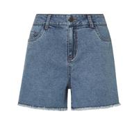 Pantalón vaquero corto para mujer - Azul#Tallas:46. Talla