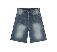 Pantalon Vaquero Hombre Skinny, Pantalones Pantalones Cortos de Mezclilla Casuales cómodos Pantalones Cortos de Mezclilla al Aire Libre elásticos de Moda (Dark Blue, S)