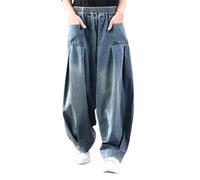 Pantalon Vaquero Mujer Vaqueros Anchos Mujer Termico Elastico Tallas Grandes Mono Pantalón Pantalones De Negro Jeans Wide Leg Moto Jeggins Leggins Plateados Ancho Talle Medio Negros 6XL Acampanados