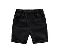 Pantalon Vaquero Niño 9 Años - The Children's Baby Boys Girls Toddler Chambray Jeans Es Cortos (Black 4-5 Years)
