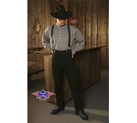 Pantalón Western Dillon Stars&Stripes Negro