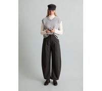 Pantalones a cuadros de estilo desenfadado Dark Grey S