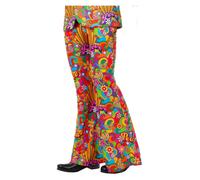 Pantalones Acampanados De Paz Arcoíris Para Hombre Discos De Los 60 Y 70 Disfraz