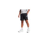 Adidas Uomo Essential Three Stripes French Terry Short, Black/White, M