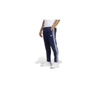 adidas Hombre Train Essentials 3-Stripes Training Pants, Dark Blue/White, S