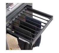 Pantalones ajustables con cajón de cierre suave deslizante para pantalones vaqueros, solución de armario para ahorrar espacio, 50 x 60 cm de ancho, fácil instalación