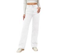 Pantalones Anchos Rotos para Mujer Boyfriend Tela Deportivo Rayas Transparente Celeste Levanta Señora Finos Arabe Pañalero Venta Pantalonetas Tecnico Repelente Grande Deshilachados Costura Bordadas