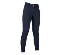 Silicone Full Seat pantalón de equitación HKM Style Riding pantalón de equitación Ari with Full Silicone - Deep Blue / EU44/UK34/US32