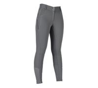 Silicone Full Seat pantalón de equitación HKM Style Riding pantalón de equitación Ari with Full Silicone - Grey / EU34/UK24/US22