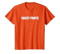 Pantalones atrevidos Camiseta, Niños, Naranja, 4 años
