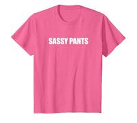 Pantalones atrevidos Camiseta, Niños, Rosa Jaspeado, 4 años