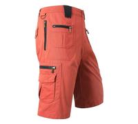 Pantalones Bajos Hombres Boxers Pantalones Cortos Hombre Verano Estilo Cargo Rectos Comodos Moda Casual Bolsillos Grandes Tela Transpirable Boxers Cortos SeñOres Lejos (Red, XXXXXL)